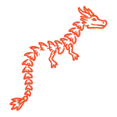 Flexi dragon